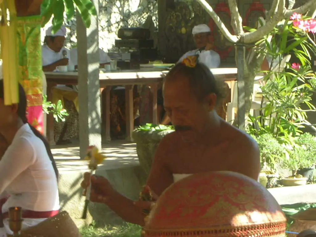 priest in sanur bali