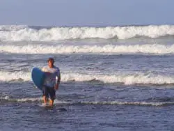 surfer at Balian beach